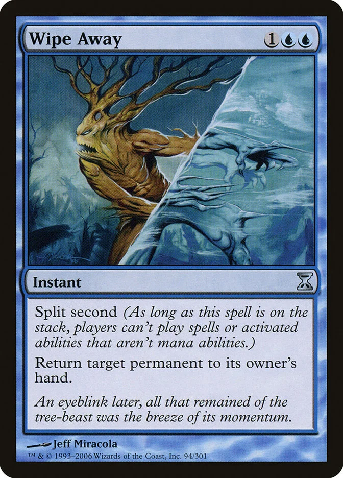 Wipe Away (Time Spiral) - Magic: The Gathering in TCG Land