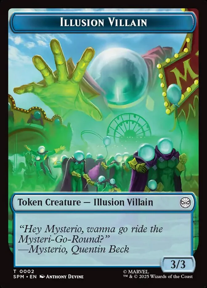 Illusion Villain (Marvel's Spider-Man Tokens) - Magic: The Gathering in TCG Land México