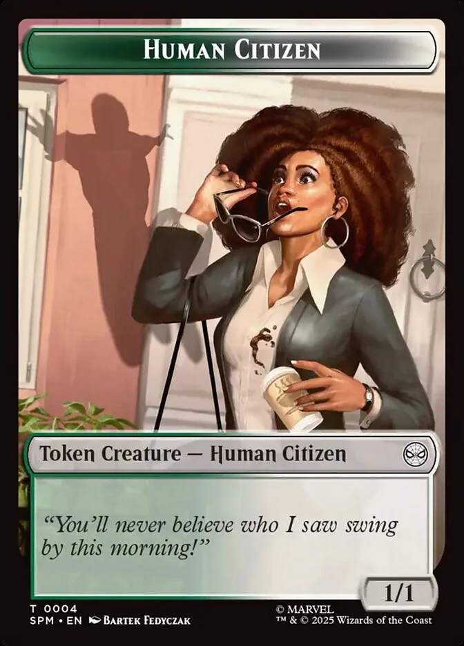 Human Citizen (Marvel's Spider-Man Tokens) - Magic: The Gathering in TCG Land México