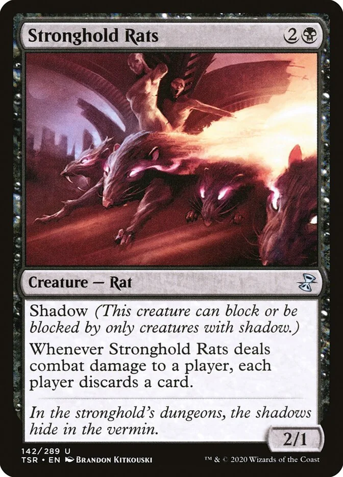 Stronghold Rats (Time Spiral Remastered) - Magic: The Gathering in TCG Land