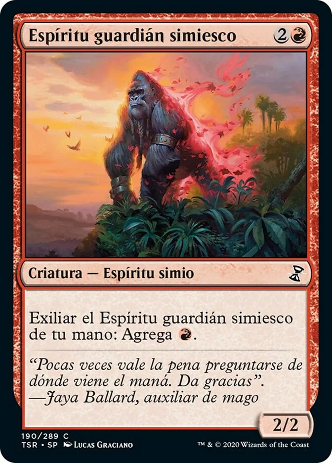 Espíritu guardián simiesco (Time Spiral Remastered) - Magic: The Gathering in TCG Land