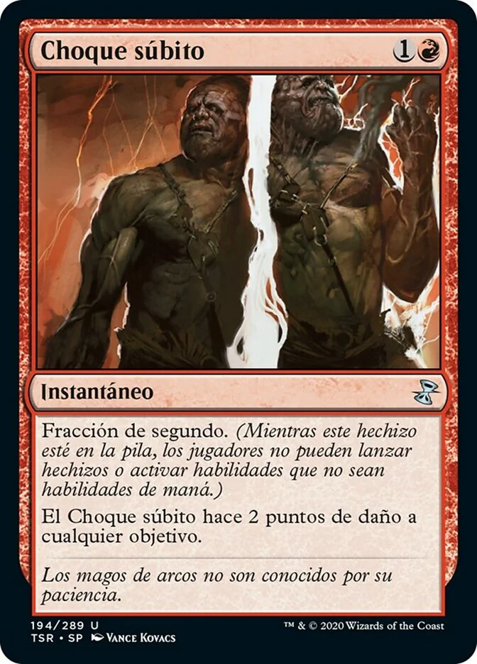 Choque súbito (Time Spiral Remastered) - Magic: The Gathering in TCG Land México