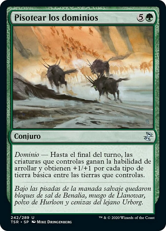 Pisotear los dominios (Time Spiral Remastered) - Magic: The Gathering in TCG Land