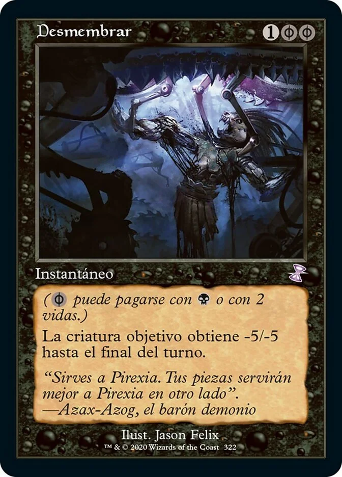 Desmembrar (Time Spiral Remastered) - Magic: The Gathering in TCG Land