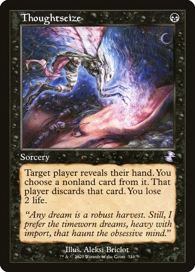 Thoughtseize (Time Spiral Remastered) - Magic: The Gathering in TCG Land