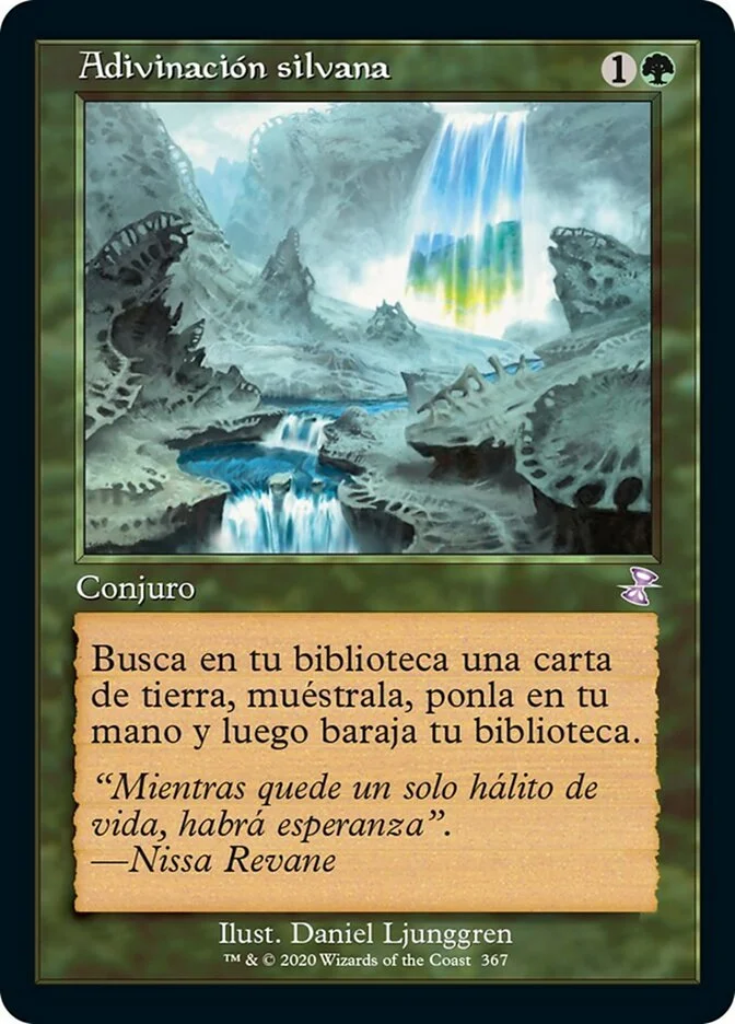 Adivinación silvana (Time Spiral Remastered) - Magic: The Gathering in TCG Land México