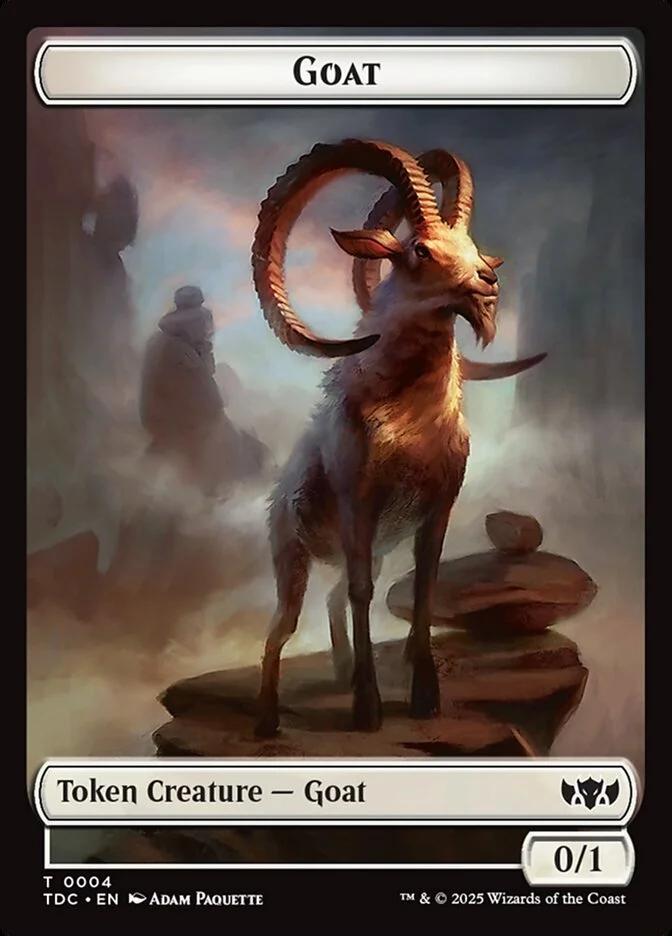 Goat (Tarkir: Dragonstorm Commander Tokens) - Magic: The Gathering in TCG Land
