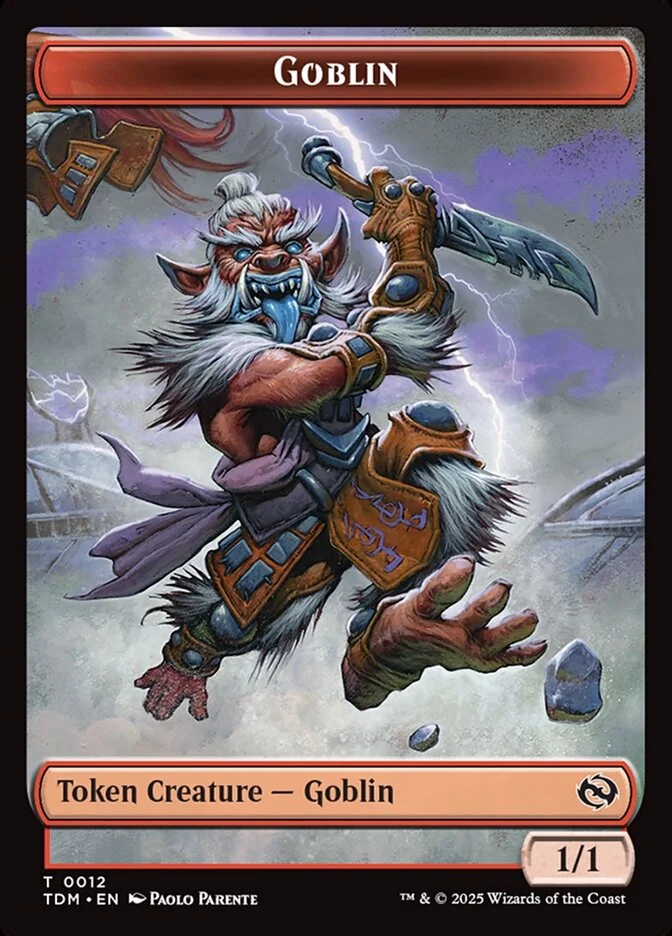 Goblin (Tarkir: Dragonstorm Tokens) - Magic: The Gathering in TCG Land