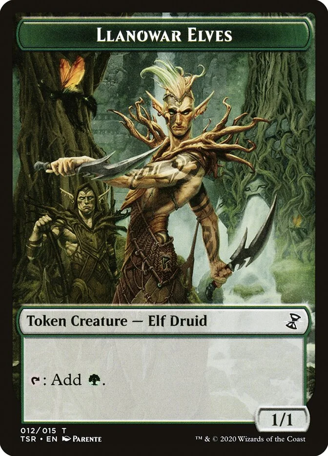 Llanowar Elves (Time Spiral Remastered Tokens) - Magic: The Gathering in TCG Land México
