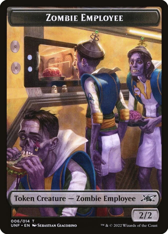 Zombie Employee (Unfinity Tokens) - Magic: The Gathering in TCG Land