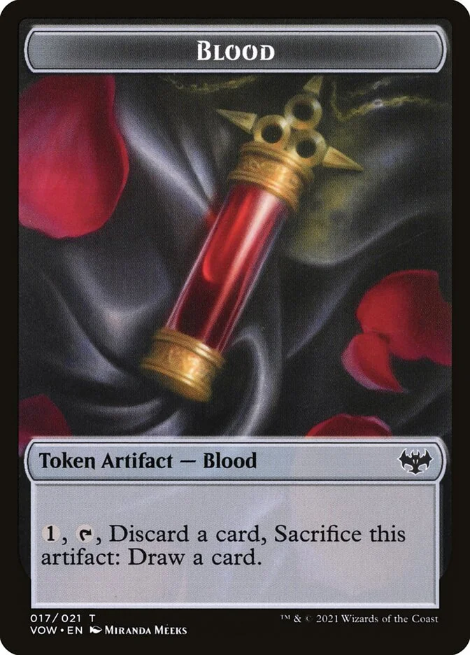 Blood (Innistrad: Crimson Vow Tokens) - Magic: The Gathering in TCG Land México