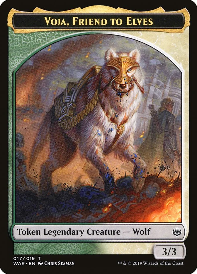 Voja, Friend to Elves (War of the Spark Tokens) - Magic: The Gathering in TCG Land