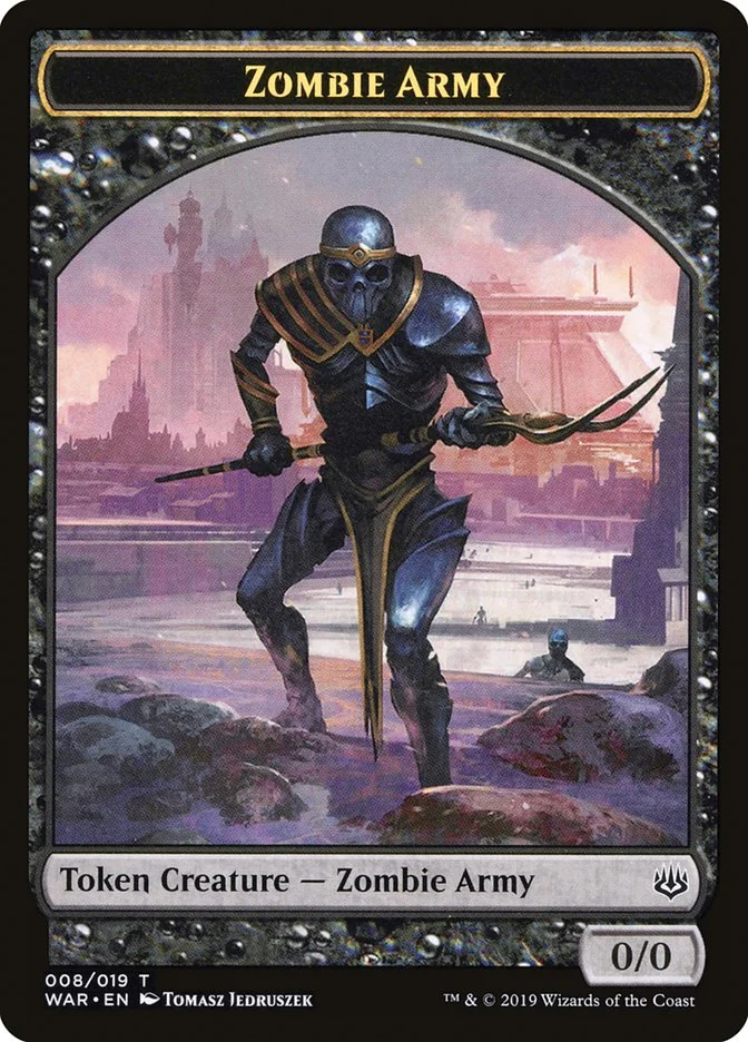 Zombie Army (War of the Spark Tokens) - Magic: The Gathering in TCG Land