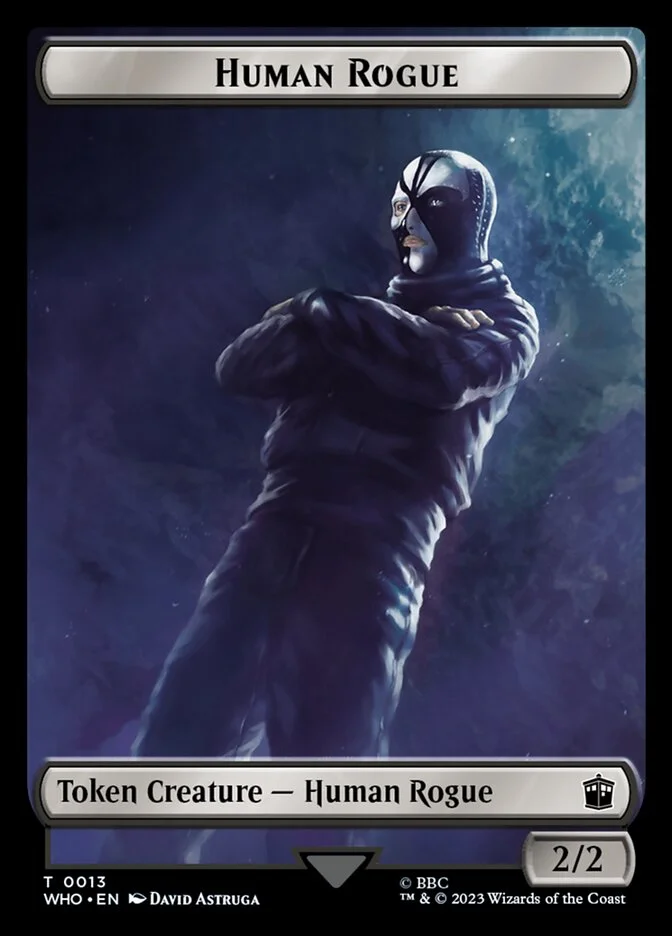 Human Rogue (Doctor Who Tokens) - Magic: The Gathering in TCG Land