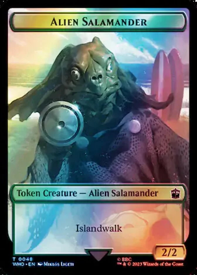 Alien Salamander (Doctor Who Tokens) - Magic: The Gathering in TCG Land