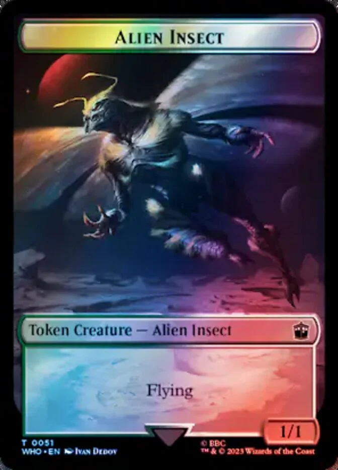 Alien Insect (Doctor Who Tokens) - Magic: The Gathering in TCG Land México