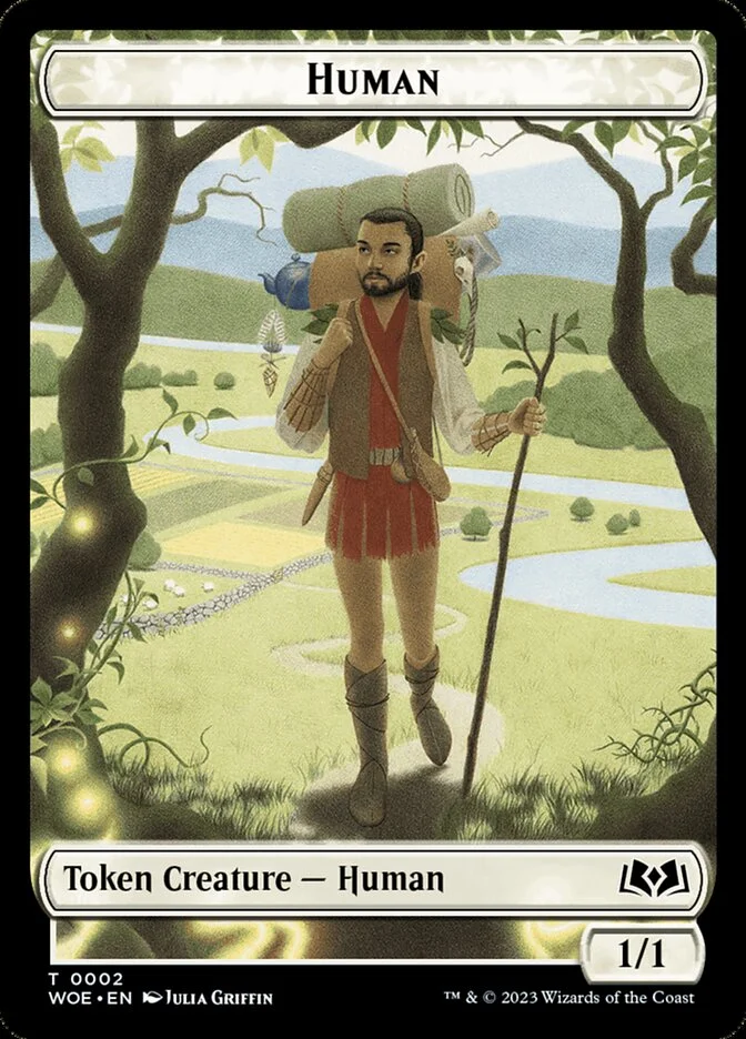 Human (Wilds of Eldraine Tokens) - Magic: The Gathering in TCG Land