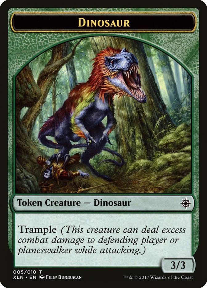 Dinosaur (Ixalan Tokens) - Magic: The Gathering in TCG Land