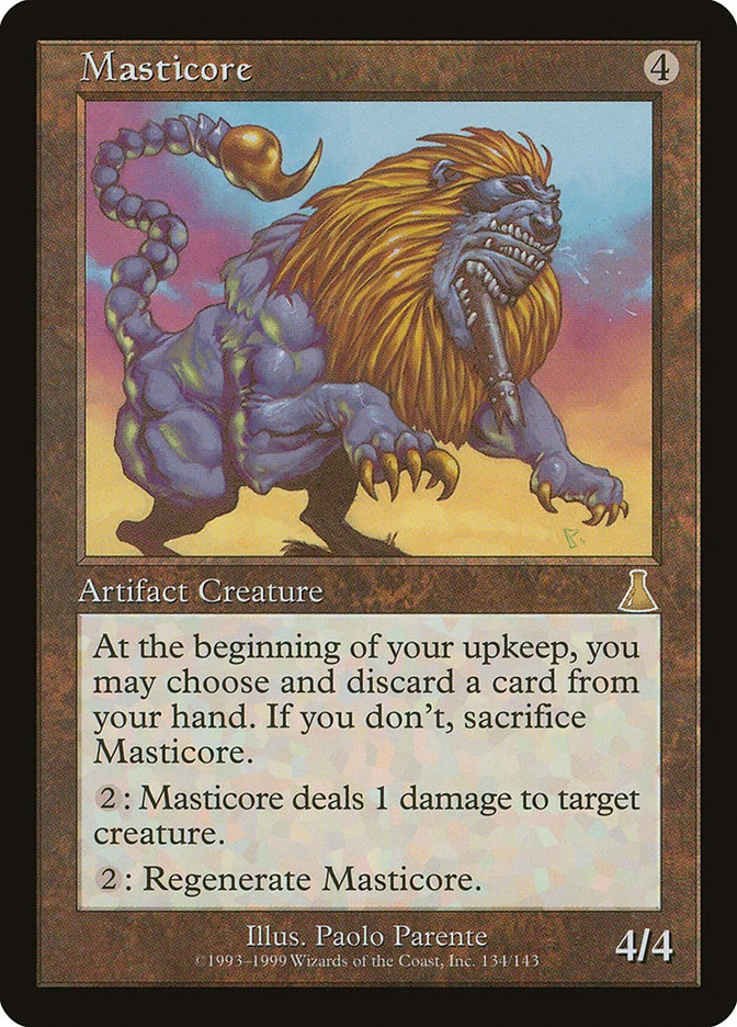 Masticore (Urza's Destiny) - Magic: The Gathering in TCG Land