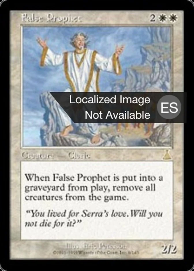 Falso profeta (Urza's Destiny) - Magic: The Gathering in TCG Land