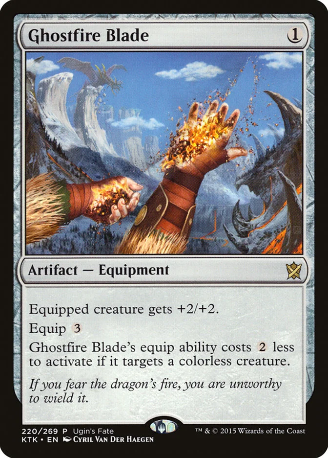 Ghostfire Blade (Ugin's Fate) - Magic: The Gathering in TCG Land