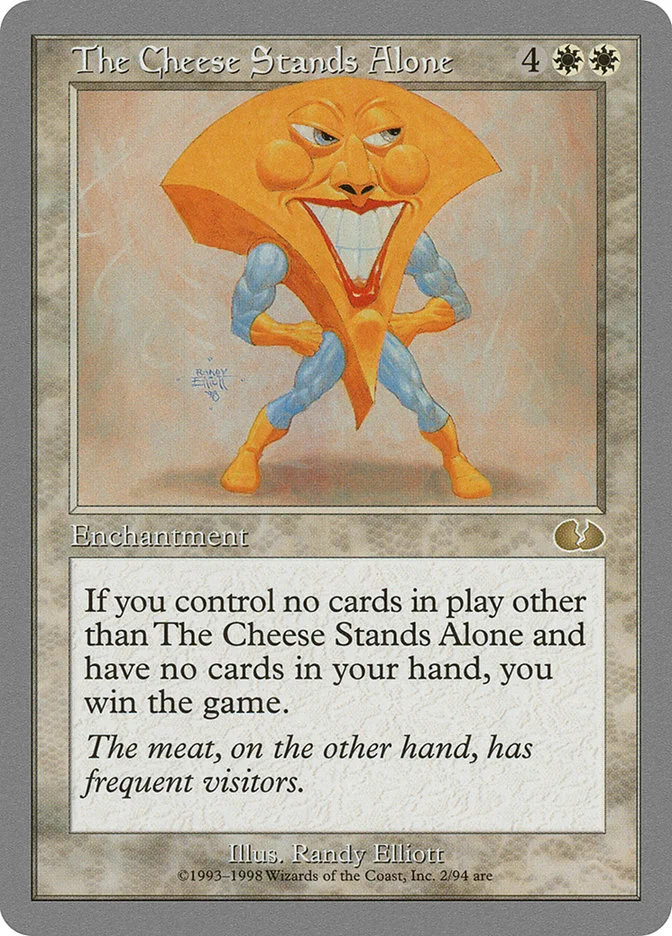 The Cheese Stands Alone (Unglued) - Magic: The Gathering in TCG Land México
