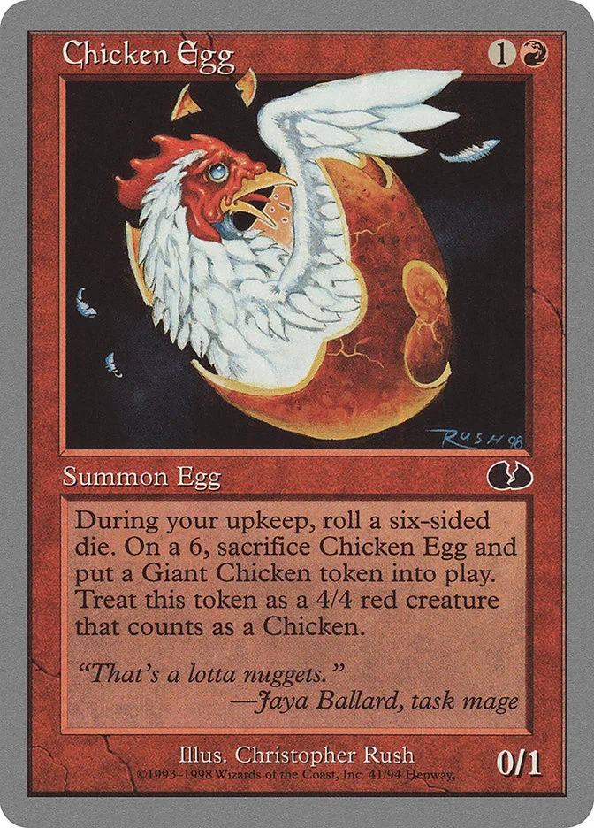 Chicken Egg (Unglued) - Magic: The Gathering in TCG Land México