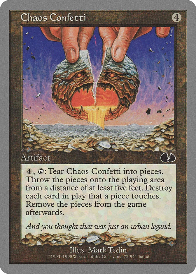 Chaos Confetti (Unglued) - Magic: The Gathering in TCG Land