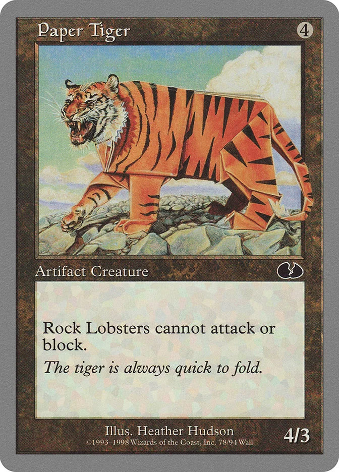 Paper Tiger (Unglued) - Magic: The Gathering in TCG Land