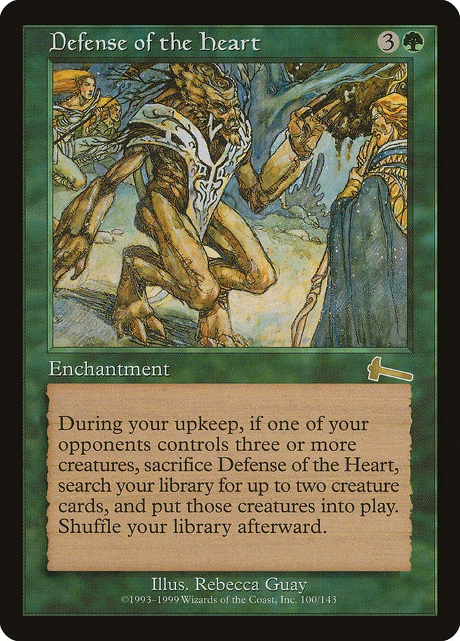 Defense of the Heart (Urza's Legacy) - Magic: The Gathering in TCG Land