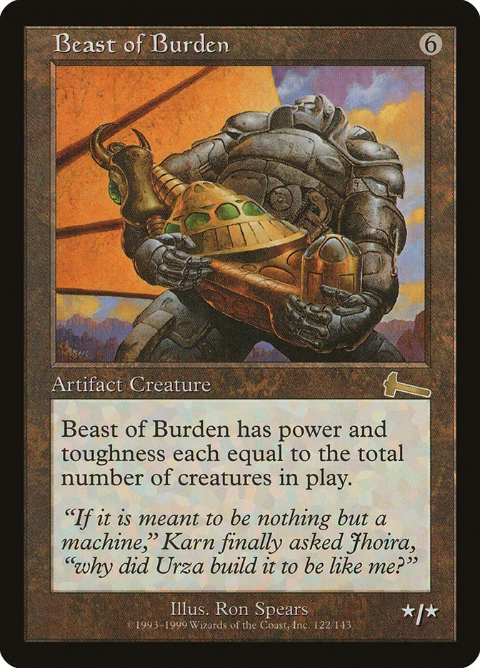Beast of Burden (Urza's Legacy) - Magic: The Gathering in TCG Land