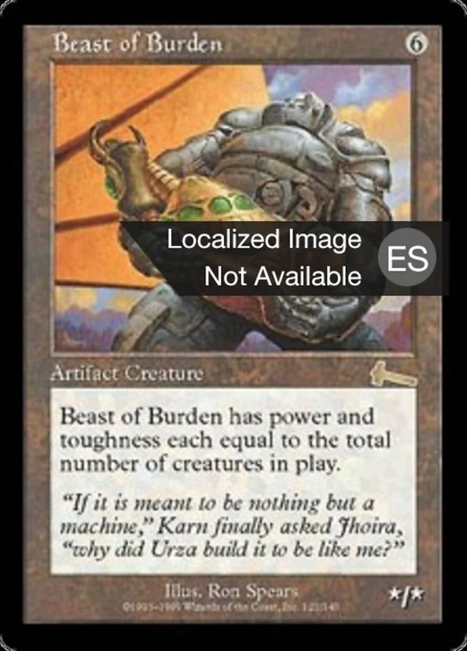 Bestia de carga (Urza's Legacy) - Magic: The Gathering in TCG Land