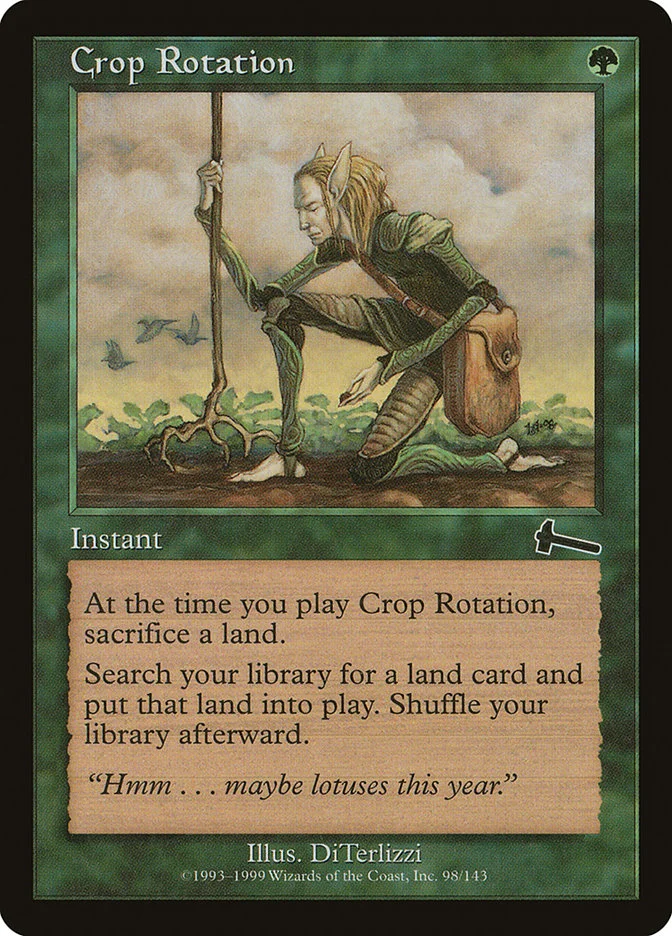 Crop Rotation (Urza's Legacy) - Magic: The Gathering in TCG Land