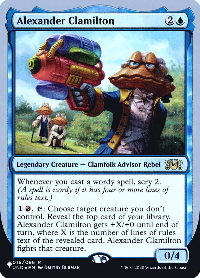 Alexander Clamilton (The List (Unfinity Foil Edition)) - Magic: The Gathering in TCG Land