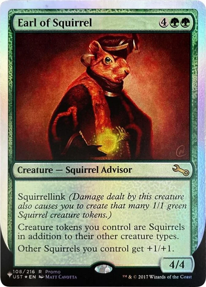 Earl of Squirrel (The List (Unfinity Foil Edition)) - Magic: The Gathering in TCG Land