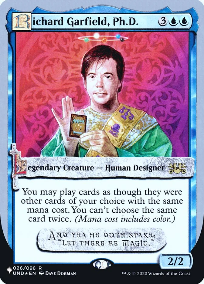 Richard Garfield, Ph.D. (The List (Unfinity Foil Edition)) - Magic: The Gathering in TCG Land