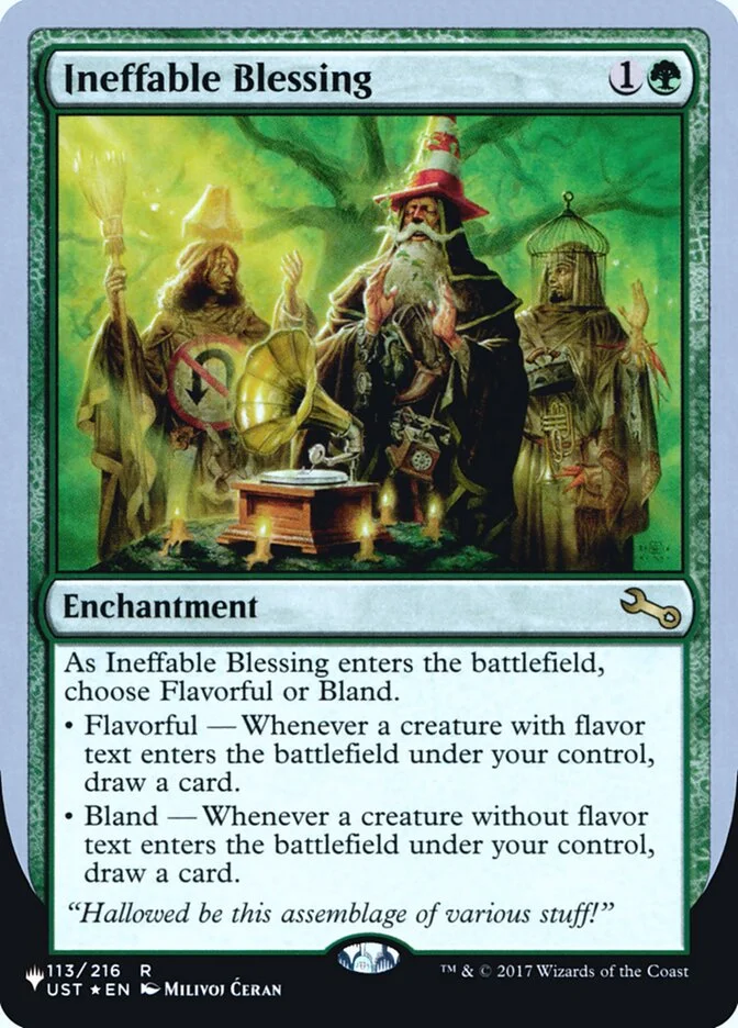 Ineffable Blessing (The List (Unfinity Foil Edition)) - Magic: The Gathering in TCG Land