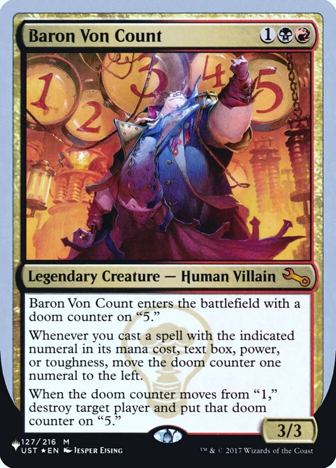 Baron Von Count (The List (Unfinity Foil Edition)) - Magic: The Gathering in TCG Land