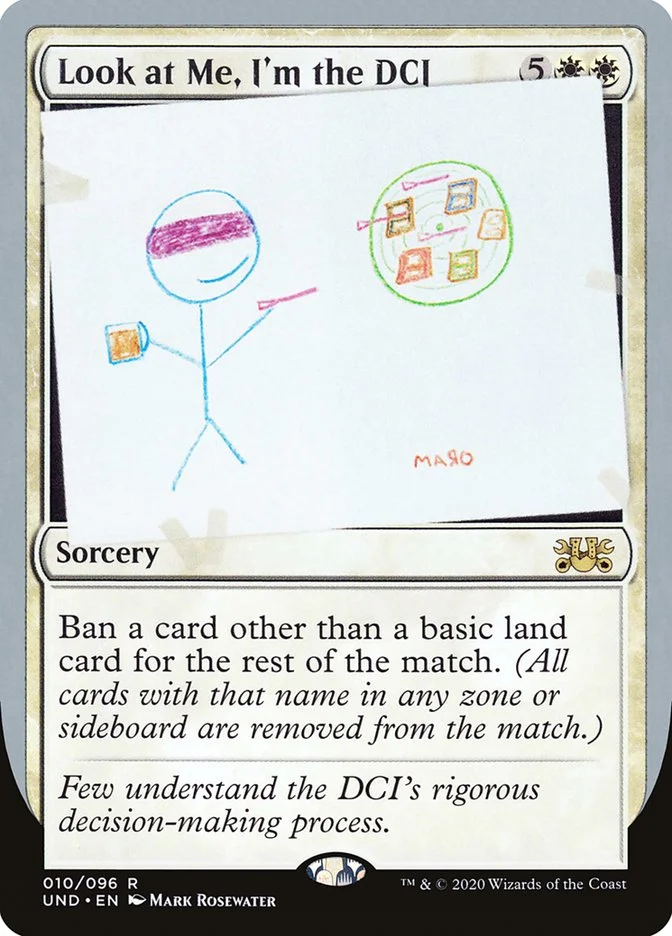 Look at Me, I'm the DCI (Unsanctioned) - Magic: The Gathering in TCG Land