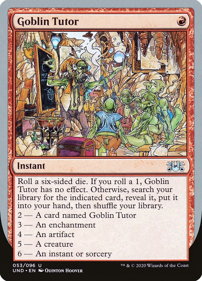 Goblin Tutor (Unsanctioned) - Magic: The Gathering in TCG Land