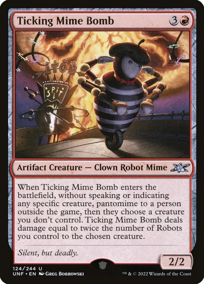 Ticking Mime Bomb (Unfinity) - Magic: The Gathering in TCG Land
