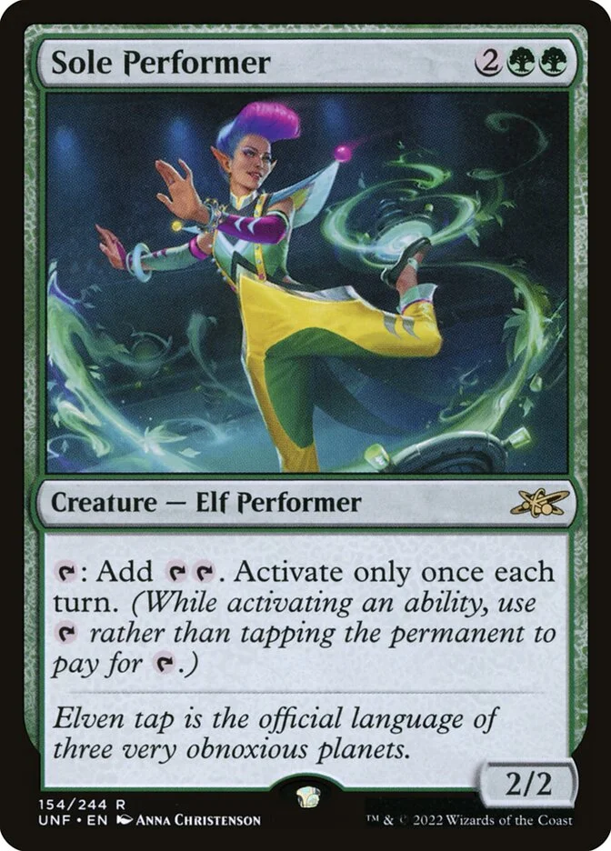 Sole Performer (Unfinity) - Magic: The Gathering in TCG Land