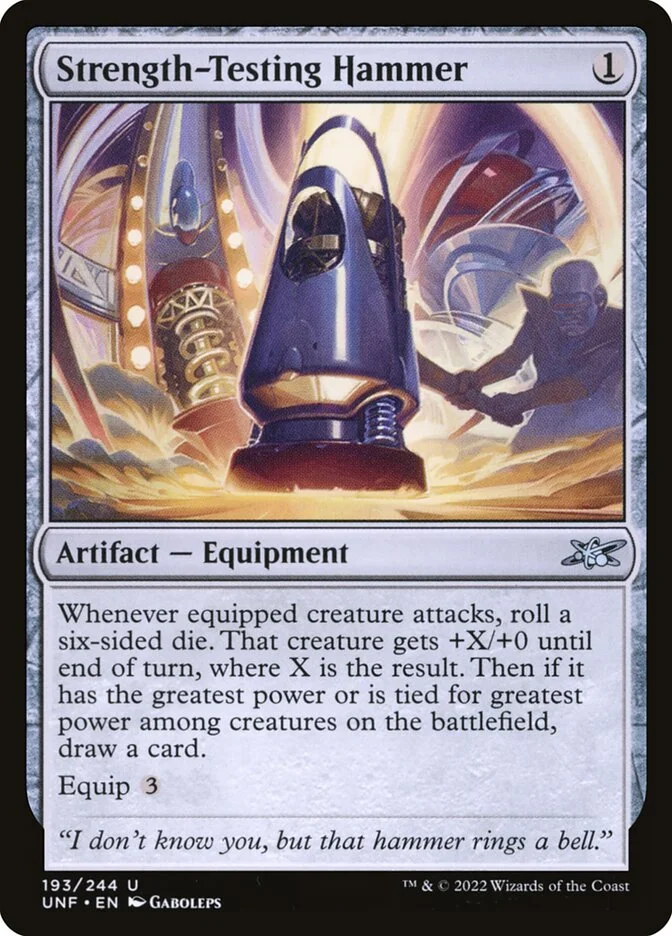 Strength-Testing Hammer (Unfinity) - Magic: The Gathering in TCG Land