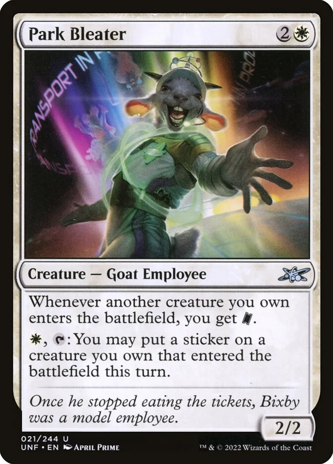 Park Bleater (Unfinity) - Magic: The Gathering in TCG Land México