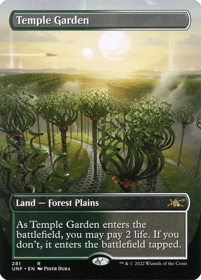 Temple Garden (Unfinity) - Magic: The Gathering in TCG Land