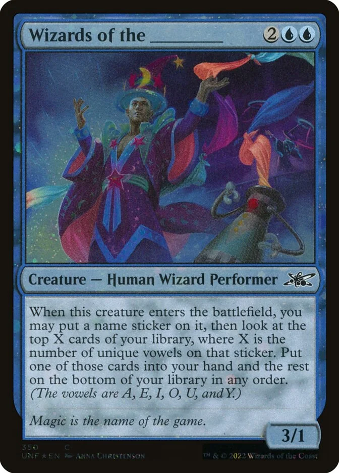 Wizards of the _____ (Unfinity) - Magic: The Gathering in TCG Land