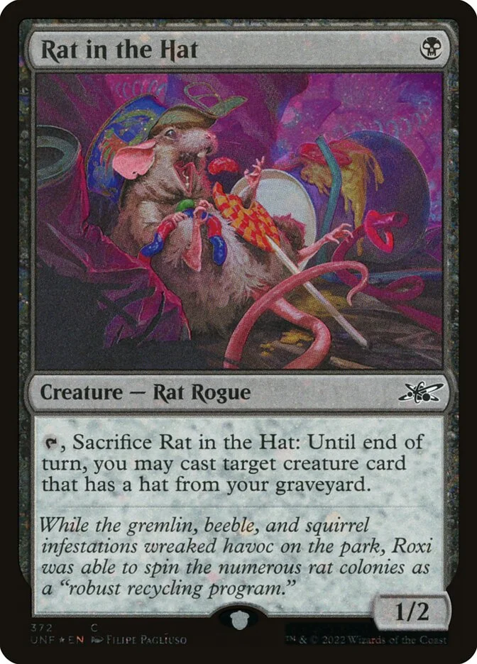 Rat in the Hat (Unfinity) - Magic: The Gathering in TCG Land