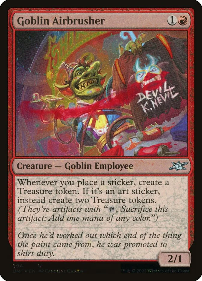 Goblin Airbrusher (Unfinity) - Magic: The Gathering in TCG Land