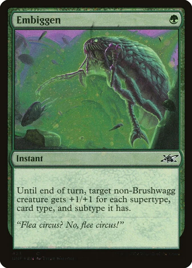 Embiggen (Unfinity) - Magic: The Gathering in TCG Land México