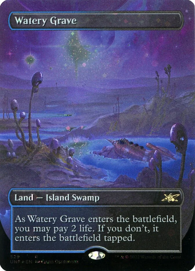 Watery Grave (Unfinity) - Magic: The Gathering in TCG Land